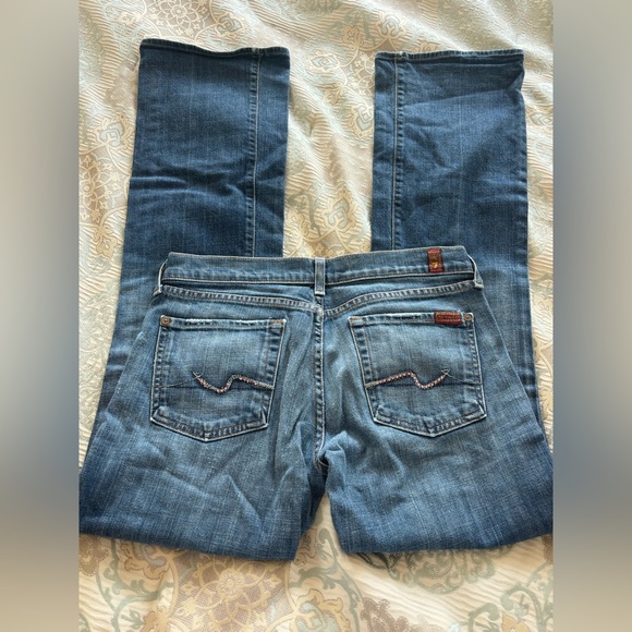 7 For All Mankind Pink Crystal Pocket Details - Picture 2 of 4